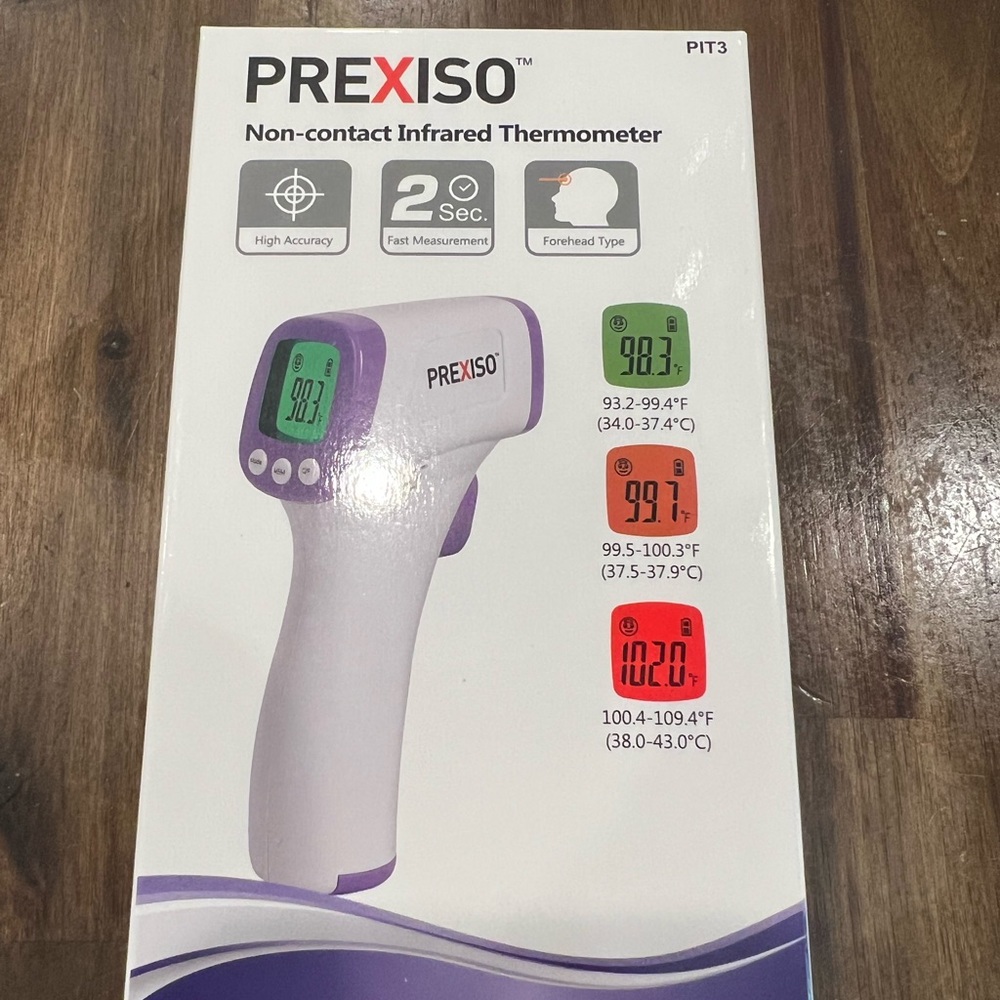 Prexiso non contact infrared thermometer